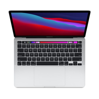 APPLE Laptop MacBook Pro 13 (2020) / Apple M1, 13.3", 2560 x 1600, 8 GB RAM, 512 GB SSD, macOS, srebrna (obnovljen)